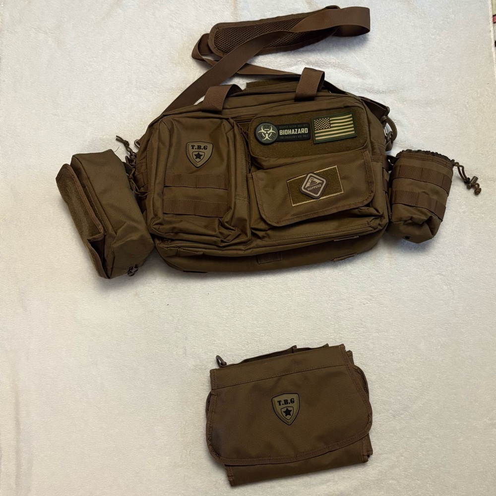 TACTICAL BABY GEAR DEUCE DIAPER BAG Coyote Brown
